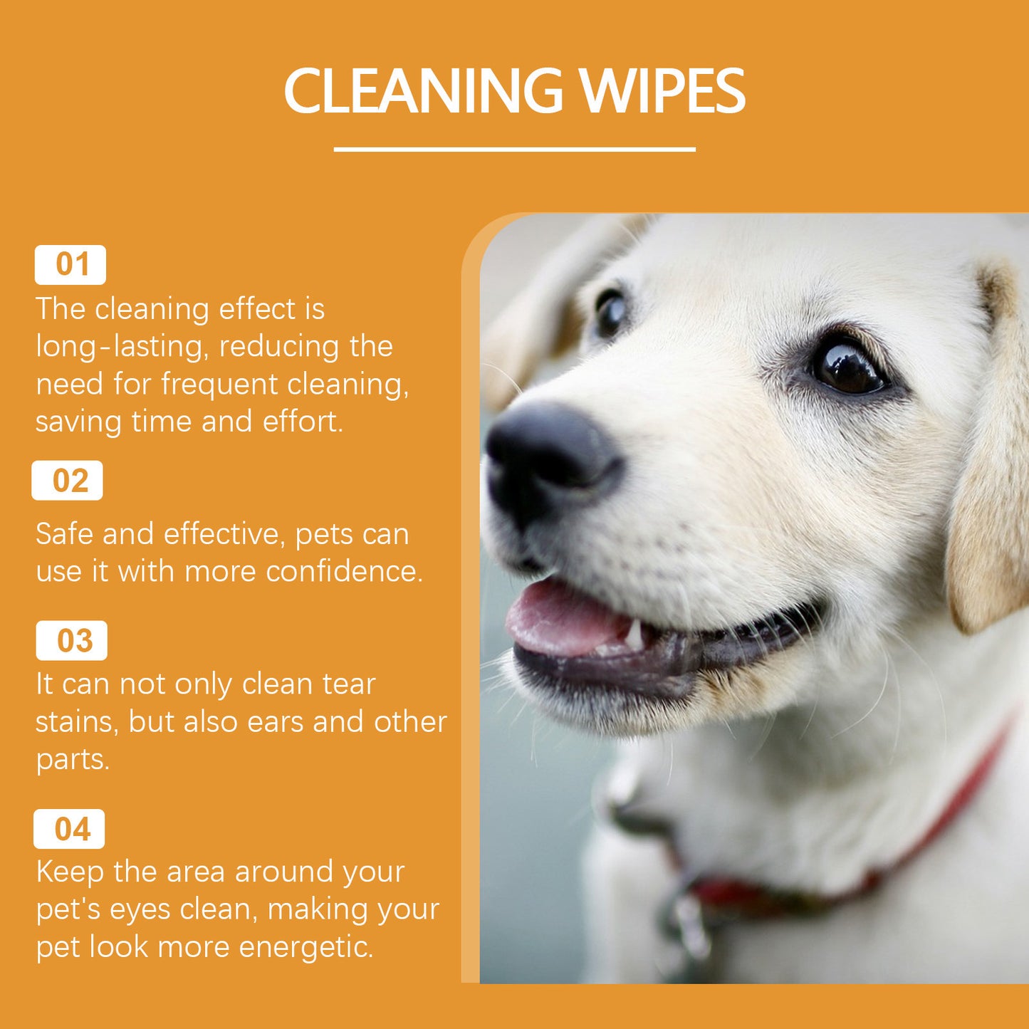 Pet Eye Wipes Are Soft And Skin Friendly, Cleaning Tear Stains